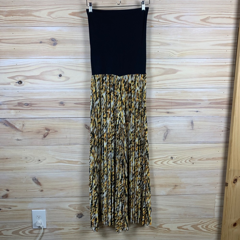Maryan Mehlhorn Jumpsuit Women Small Black‎ Pleated Palazzo Beachwear Luxe